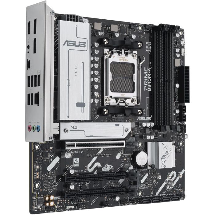 ASUS PRIME B840M-A-CSM Placa Base AMD AM5, Ryzen 7000/8000/9000 Series, DDR5 192GB, mATX, 2.5G Ethernet 2