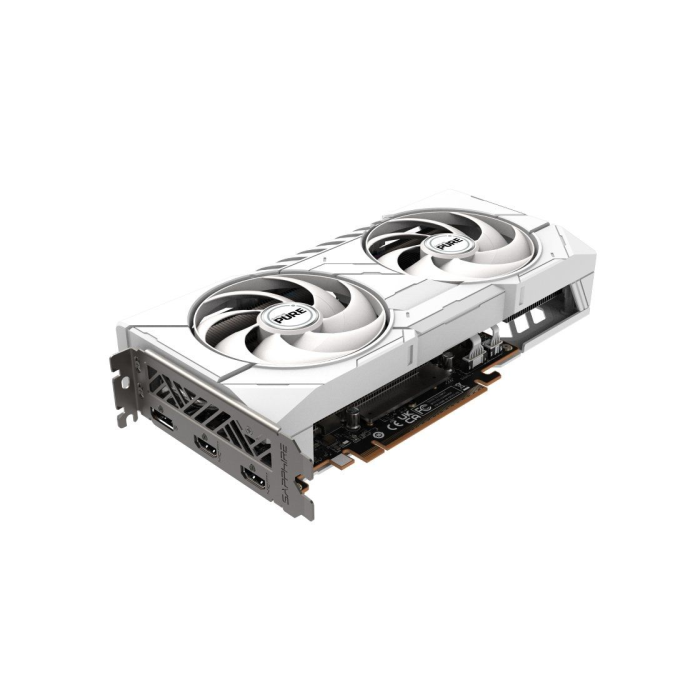 Sapphire PURE RX 9060 XT GAMING OC 16GB GDDR6 128BIT 2HDMI+2DP ARGB Blanco (3 Ventiladores) - 11350-02-20G 1