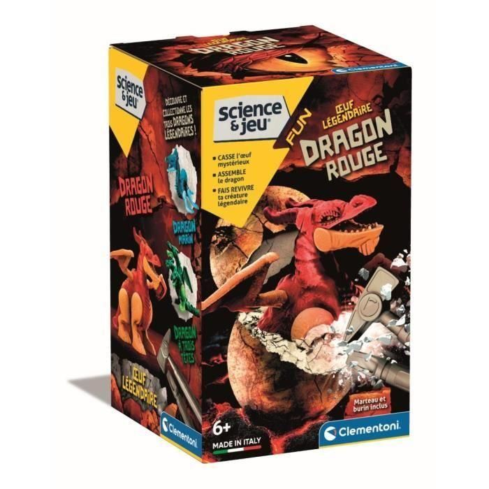 Clementoni CLEM52719 Dragón Rojo Clementoni CLEM52719 Dragón Rojo