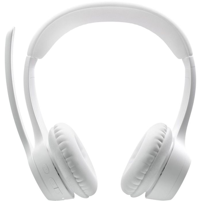 Logitech Auriculares Zone 300 Bluetooth Blanco, Micrófono con Cancelación de Ruido, Hasta 20 Horas de Batería, Conectividad Inalámbrica de 30m 3