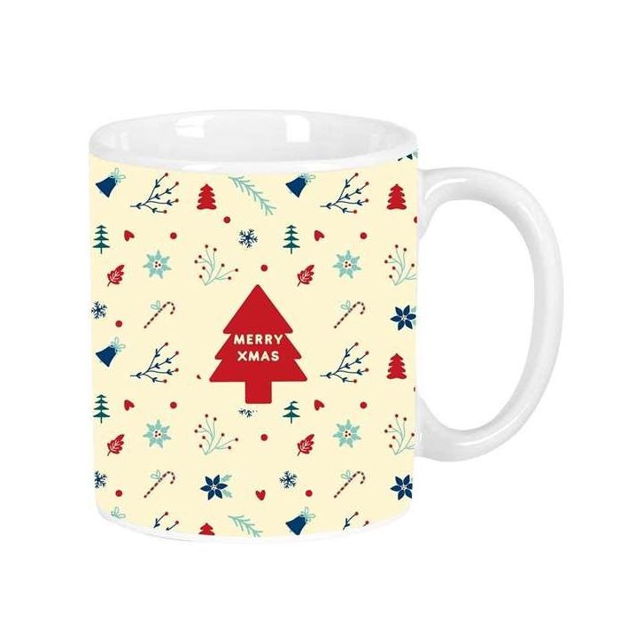 Safta Taza Grande Iconos Merry Xmas - 8x9.5x8cm