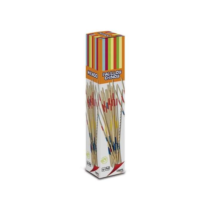 Juego mikado de madera 26 palillos 6x32x6 cm 3 Juego mikado de madera 26 palillos 6x32x6 cm 3
