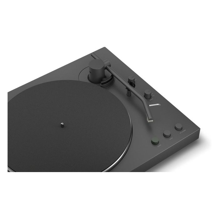 Sony PS-LX3BT - Tocadiscos Automático de Tracción por Correa con Bluetooth, Negro, 33 1/3 y 45 RPM, Preamplificador Phono Integrado, Plato de Aluminio 1
