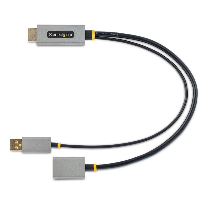Adaptador DisplayPort a HDMI Startech 128 Gris 1 Adaptador DisplayPort a HDMI Startech 128 Gris 1