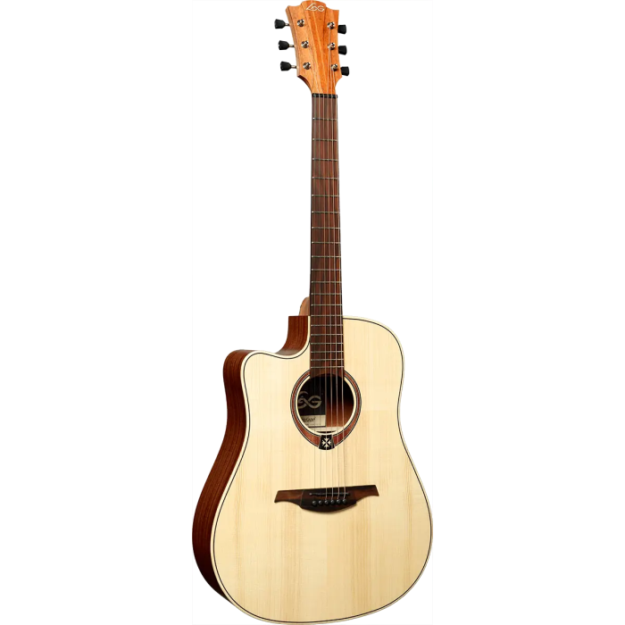 LAG Guitarra Electro-Acustica Dreadnought Cutaway Natural Zurdos Tapa Abeto Engelmann Macizo 0 LAG Guitarra Electro-Acustica Dreadnought Cutaway Natural Zurdos Tapa Abeto Engelmann Macizo 0