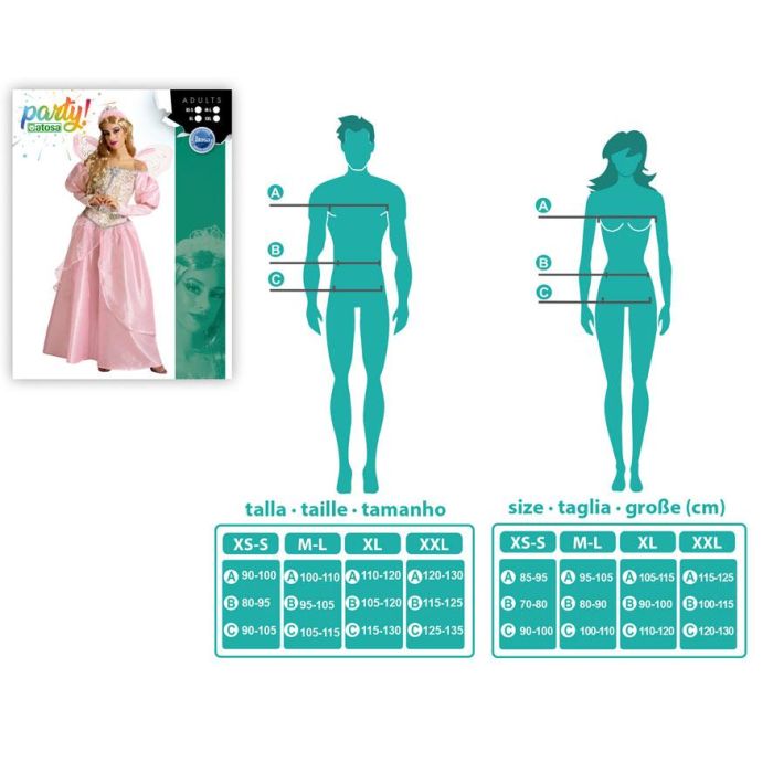 Disfraz Hada Madrina Adulto Rosa XL 3 Disfraz Hada Madrina Adulto Rosa XL 3
