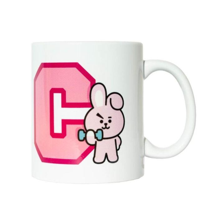 ERIK Taza Cooky BT21 de cerámica 330ml Apta para lavavajillas y microondas