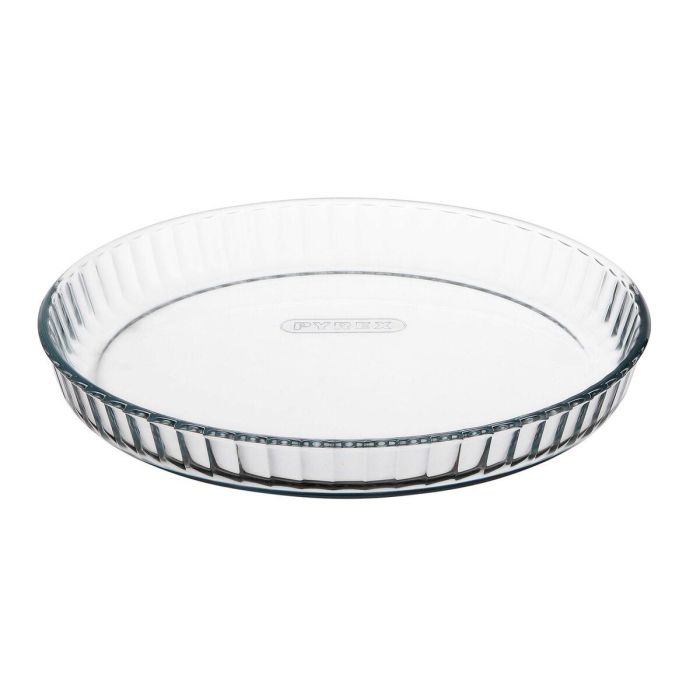 Molde para Tartas Pyrex Classic Vidrio Transparente Vidrio Plano Redondo 27,7 x 27,7 x 3,5 cm 6 Unidades 2