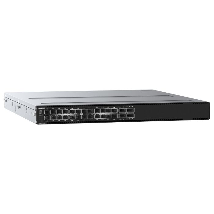 DELL Switch de Red S5224F-ON Gestionado L2/L3 1U, 24 Puertos SFP28 25GbE + 4 Puertos QSFP28 100GbE, Fuente de Alimentación Redundante 2 DELL Switch de Red S5224F-ON Gestionado L2/L3 1U, 24 Puertos SFP28 25GbE + 4 Puertos QSFP28 100GbE, Fuente de Alimentación Redundante 2