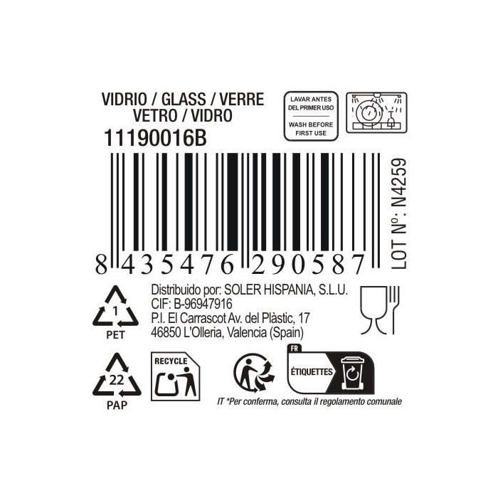 La Mediterranea Vaso 310Cc Trikua Md (48 Unidades) 7