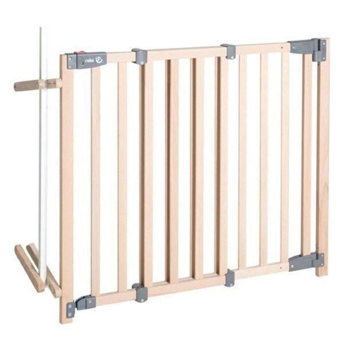 Barrera de seguridad para bebés para escaleras Safety Up - ROBA - Ancho de 93,5 a 120,5 cm Barrera de seguridad para bebés para escaleras Safety Up - ROBA - Ancho de 93,5 a 120,5 cm