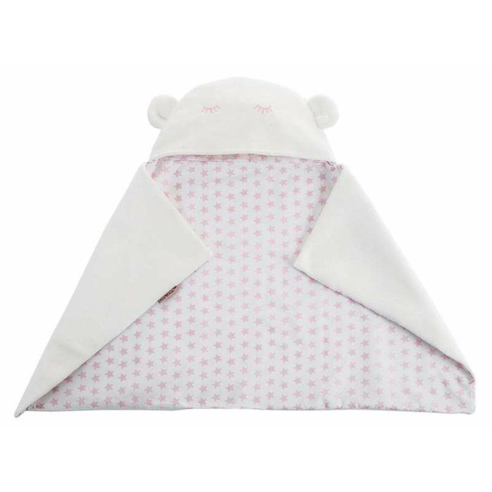 Manta capucha reversible unicornio 90 x 66 cm Manta capucha reversible unicornio 90 x 66 cm