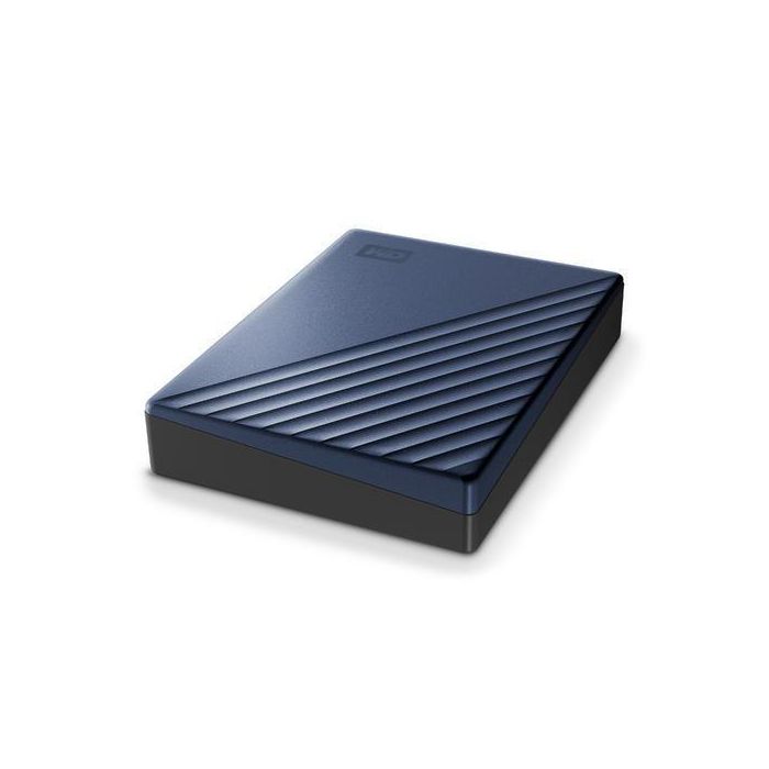 Western Digital My Passport Ultra Disco Duro Externo Portátil 4TB USB-C USB 3.0 con Cifrado AES 256-bit para Windows Azul Negro 3