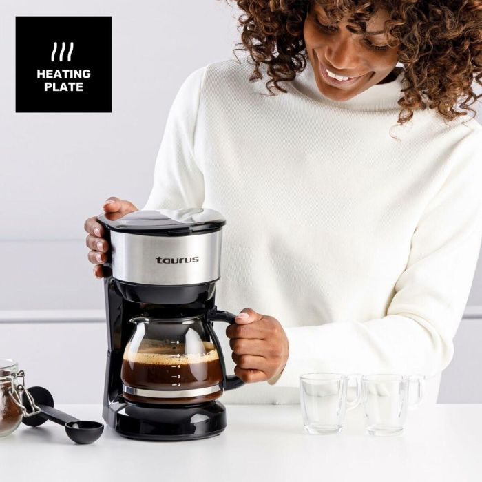 Cafetera de Goteo Taurus VERONA 6 INOX Negro 6 Tazas 2 Cafetera de Goteo Taurus VERONA 6 INOX Negro 6 Tazas 2