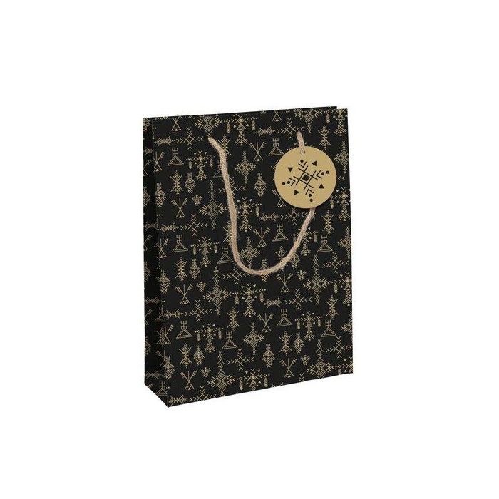 Bolsa De Papel Clairefontaine Kraft Decorado 33X26X14 Cm Tanit Pack De 6