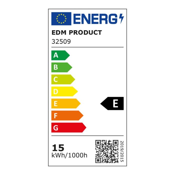 Aplique de superficie led con sensor crepuscular y movimiento ip20 15w 6400k luz fria ø29x6cm edm 1