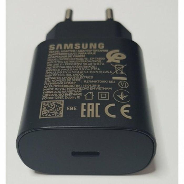 Cargador de Pared Samsung EP-TA800 Negro 5 Cargador de Pared Samsung EP-TA800 Negro 5