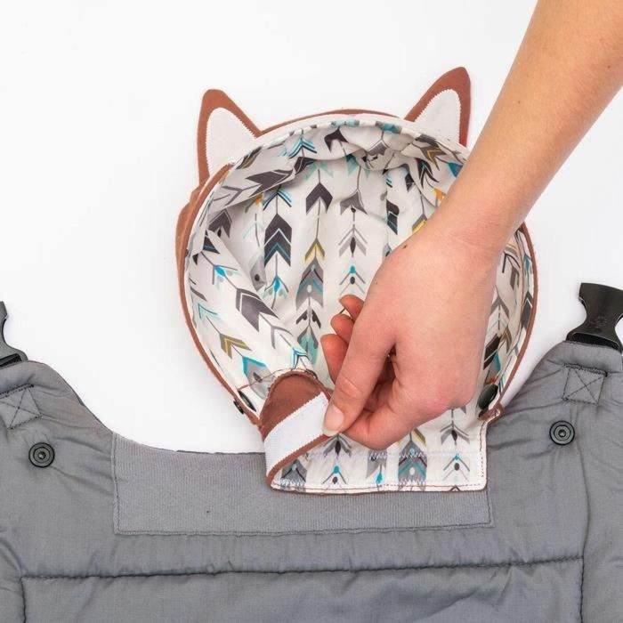 Infantino Mochila Porta Bebé Cuddle Up INF0773554002089 - 2 Modos: Cara Ventral y Dorsal 4