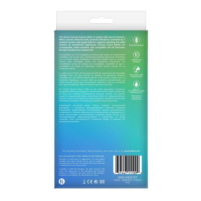 Vibrador realista NS Novelties Colours 2 Vibrador realista NS Novelties Colours 2