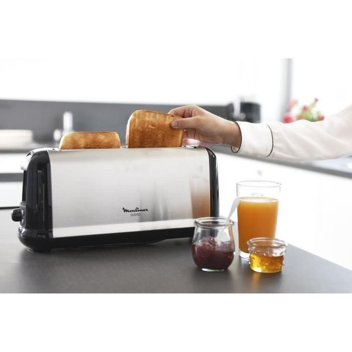 MOULINEX LS260800 Tostadora Subito - Acero inoxidable y negro 3