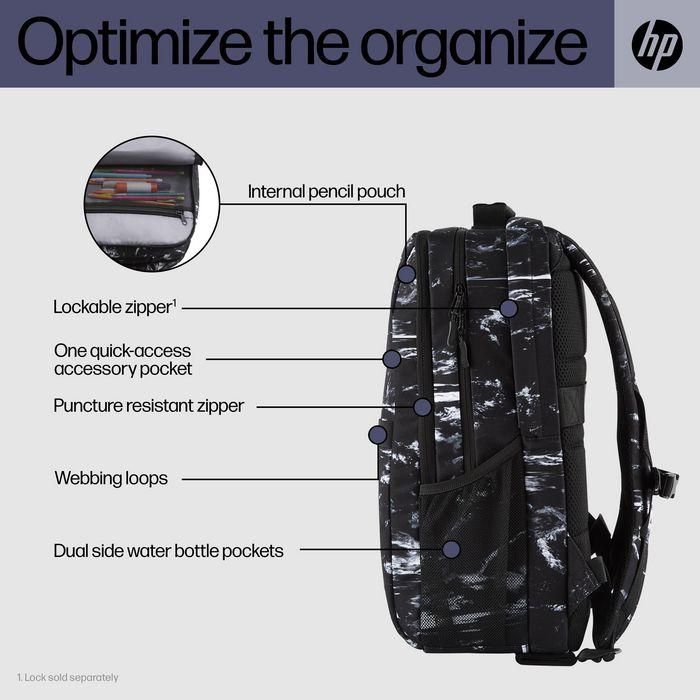 HP Campus XL Marble Stone Backpack 2 HP Campus XL Marble Stone Backpack 2