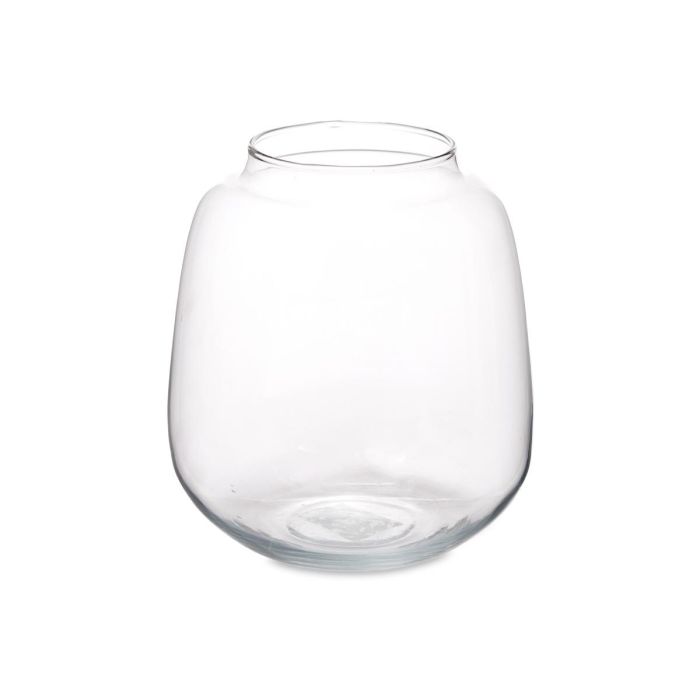 Jarrón de Cristal Ancho Pequeño Giftdecor 18x21x18 cm - Vidrio Transparente (4 Unidades) 1 Jarrón de Cristal Ancho Pequeño Giftdecor 18x21x18 cm - Vidrio Transparente (4 Unidades) 1