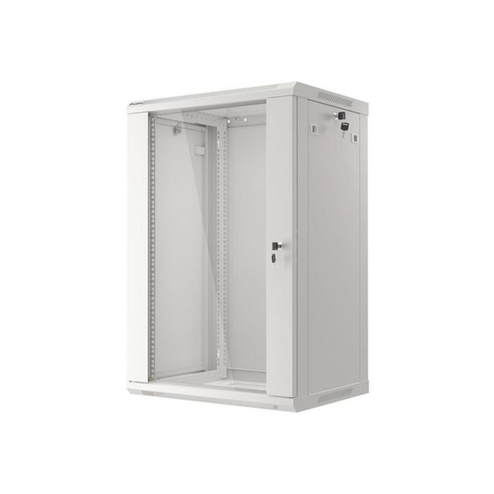 Lanberg WF01-6418-10S Armario Rack de Pared 18U, Color Gris, 60 kg de Capacidad Máxima 13 Lanberg WF01-6418-10S Armario Rack de Pared 18U, Color Gris, 60 kg de Capacidad Máxima 13
