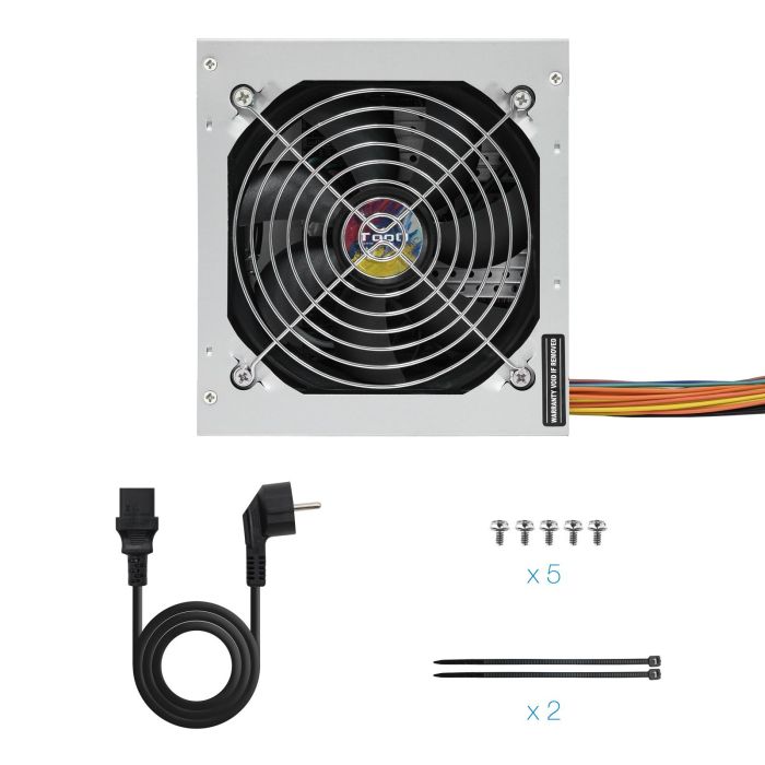 FUENTE ALIMENTACION 500W TOOQ PFC-ACTIVO 4SATA 12CM ATX 5