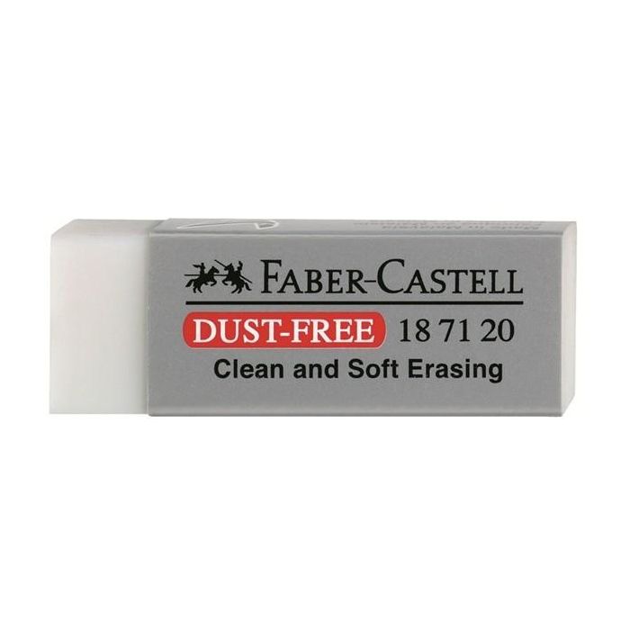FABER-CASTELL Radierer Dust-free weiß 0 FABER-CASTELL Radierer Dust-free weiß 0