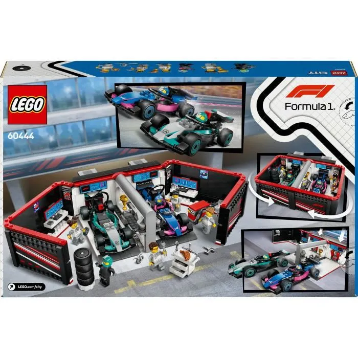 Lego City 60444 Juego de Garaje F1 y Mercedes-AMG y Coches Alpine para niños de 7 años 5
