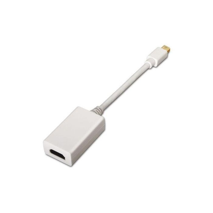 Cable Conversor Aisens A125-0138/ Mini DisplayPort Macho - HDMI Hembra/ 15cm/ Blanco 1 Cable Conversor Aisens A125-0138/ Mini DisplayPort Macho - HDMI Hembra/ 15cm/ Blanco 1