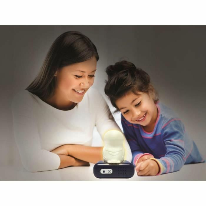 Lexibook LEX3380743111261 Reloj Despertador Digital Hedwig, Luz Nocturna y Sonido 3D Infantil 2