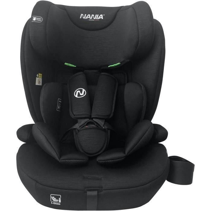 Silla de coche con cinturón - NANIA - TORINO - Grupo 1/2/3 - Talla I - Con reductor - Negra 1 Silla de coche con cinturón - NANIA - TORINO - Grupo 1/2/3 - Talla I - Con reductor - Negra 1