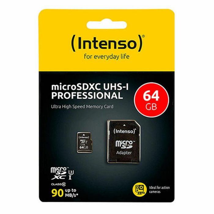 Tarjeta Micro SD INTENSO SDXC 64GB Tarjeta Micro SD INTENSO SDXC 64GB