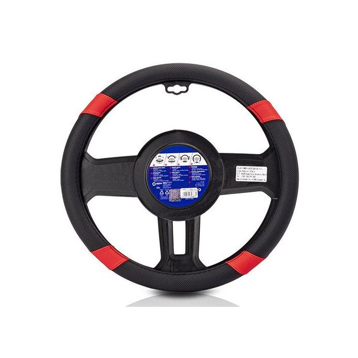Sparco SPC1113RS Funda Volante para Coche Negro-Rojo 3 Sparco SPC1113RS Funda Volante para Coche Negro-Rojo 3