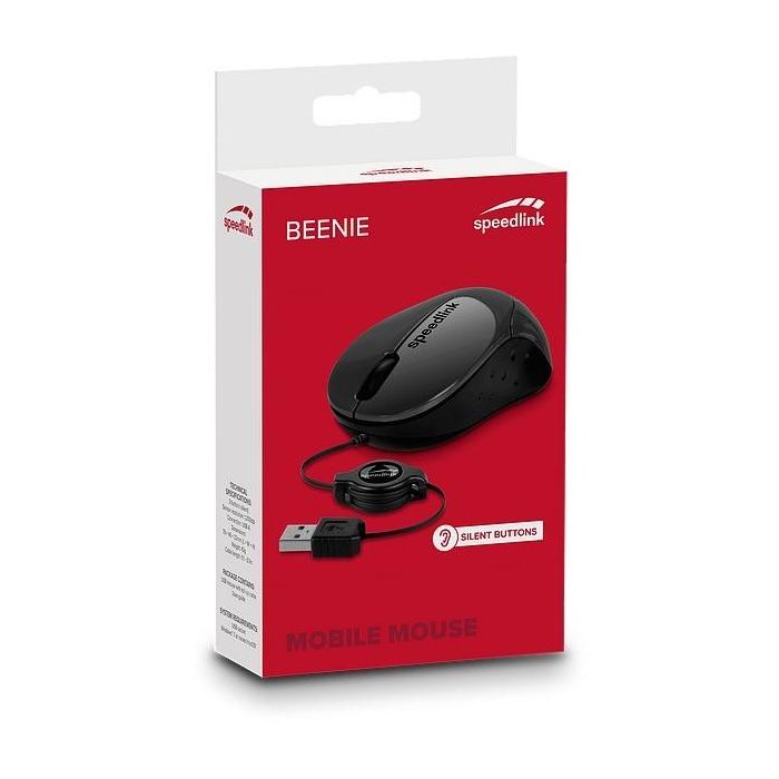 Speedlink Maus BEENIE. USB. schwarz retail 2