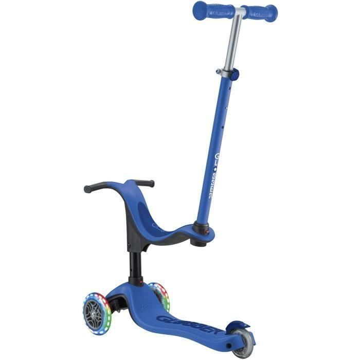 Patinete escalable de 3 ruedas - GLOBBER - LUCES DEPORTIVAS - Azul - Luminoso - Correpasillos, bici sin pedales, patinete - Asiento - a partir de 15 meses 1 Patinete escalable de 3 ruedas - GLOBBER - LUCES DEPORTIVAS - Azul - Luminoso - Correpasillos, bici sin pedales, patinete - Asiento - a partir de 15 meses 1