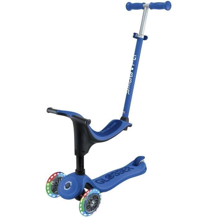 Patinete escalable de 3 ruedas - GLOBBER - LUCES DEPORTIVAS - Azul - Luminoso - Correpasillos, bici sin pedales, patinete - Asiento - a partir de 15 meses 2 Patinete escalable de 3 ruedas - GLOBBER - LUCES DEPORTIVAS - Azul - Luminoso - Correpasillos, bici sin pedales, patinete - Asiento - a partir de 15 meses 2