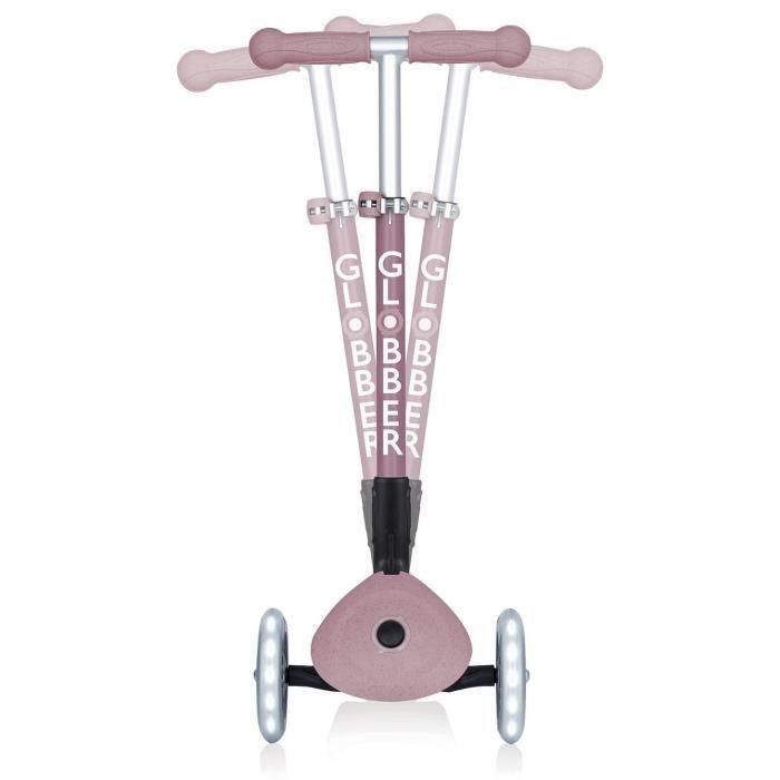 Patinete plegable de 3 ruedas - GLOBBER - JUNIOR LIGHTS ECOLOGIC - Rosa Frambuesa - Luminoso - Plástico reciclado - 2 a 6 años - 50 Kg 2 Patinete plegable de 3 ruedas - GLOBBER - JUNIOR LIGHTS ECOLOGIC - Rosa Frambuesa - Luminoso - Plástico reciclado - 2 a 6 años - 50 Kg 2