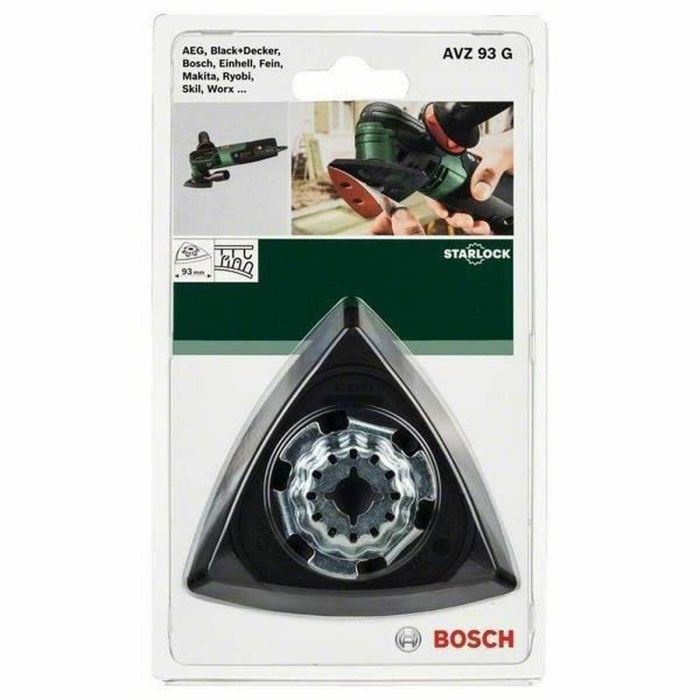 Placa de lijar BOSCH Delta Starlock AVZ 93 G Triangular 93 mm 1 Placa de lijar BOSCH Delta Starlock AVZ 93 G Triangular 93 mm 1