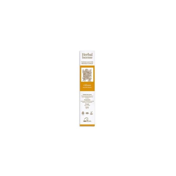 BIOAROMA Incienso Herbal Olíbano Ayurveda 5 Packs x 12 Unidades Ecológico | Aromaterapia Natural Hecho a Mano