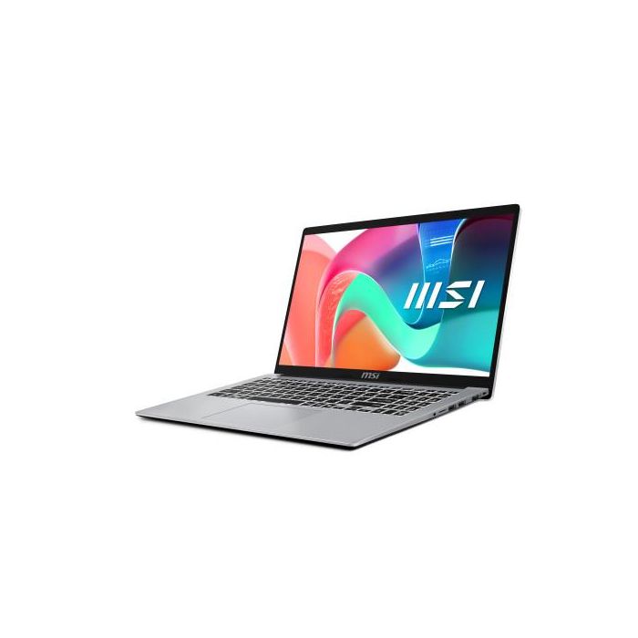 MSI Modern 15 F1MG-256XES Portátil Intel Core 5 120U 15.6" Full HD 16GB RAM 512GB SSD Plata 1 MSI Modern 15 F1MG-256XES Portátil Intel Core 5 120U 15.6" Full HD 16GB RAM 512GB SSD Plata 1