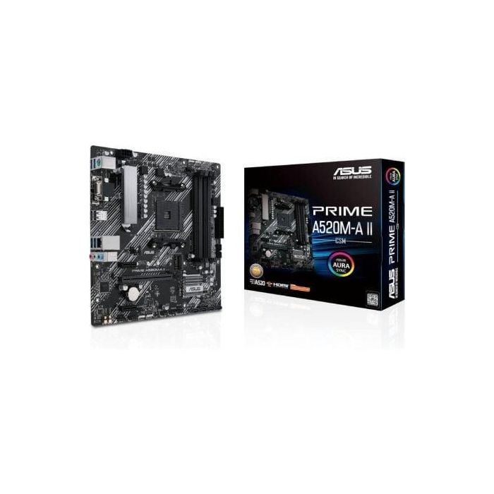 Placa Base Asus Prime A520M-A II/CSM Socket AM4/ Micro ATX Placa Base Asus Prime A520M-A II/CSM Socket AM4/ Micro ATX