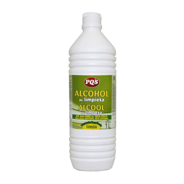 PQS Alcohol al limón 1L - Limpieza multisuperficies para ventanas, sanitarios, plásticos y más