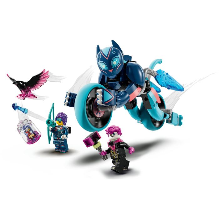 LEGO 71479 Moto Felina de Zoey DREAMZzz - Gato de Juguete Reconstruible 2 en 1, Se Transforma en Moto o Vehículo de Vuelo 4