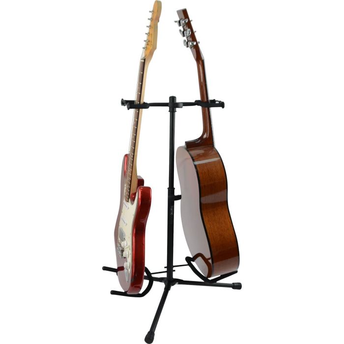 Soporte Doble Para Guitarra Con Protección De Goma 3 Soporte Doble Para Guitarra Con Protección De Goma 3