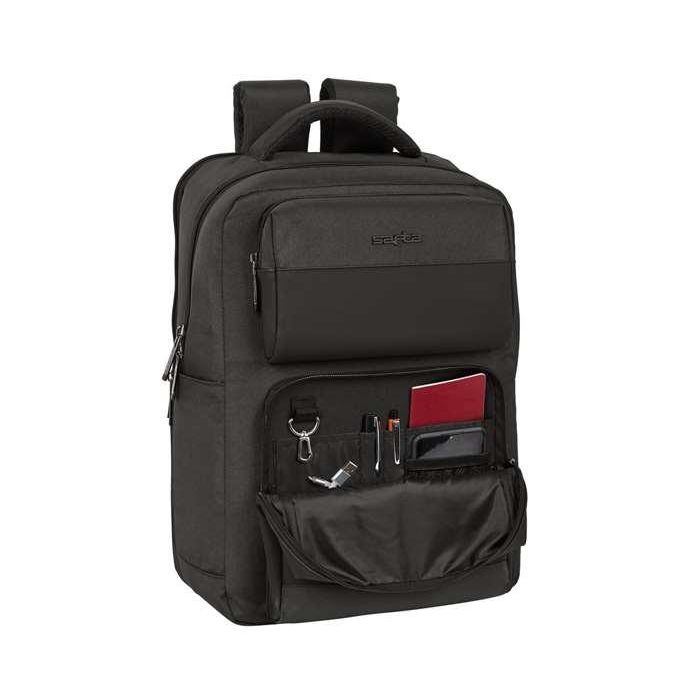 Safta Business Mochila Escolar Portátil 15.6" con USB, 2 Bolsillos Black-Blue-Grey (310x130x440 mm) 3 Safta Business Mochila Escolar Portátil 15.6" con USB, 2 Bolsillos Black-Blue-Grey (310x130x440 mm) 3