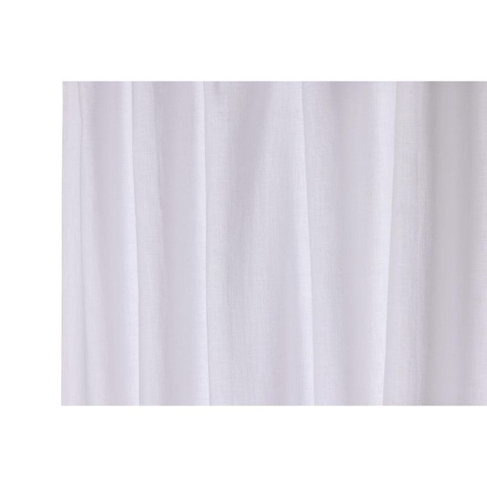 Cortina Cottage DKD Home Decor Blanco Roto 260 x 140 cm 2