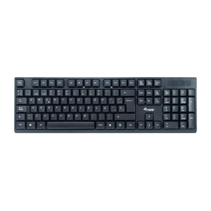 Equip Teclado y Ratón Inalámbricos, 105 Teclas, 1200DPI, Resistente a Derrames, Tecnología 2.4Ghz 14