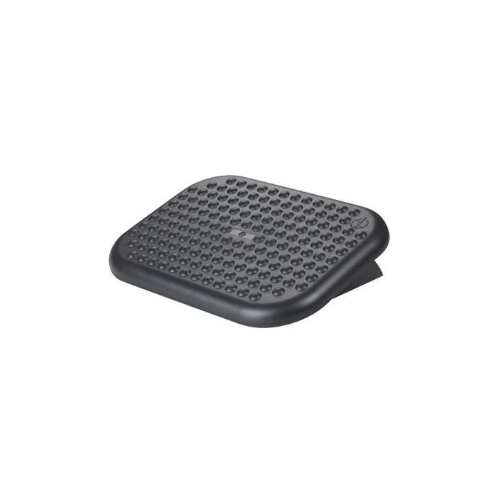 Q-connect Reposapiés de Plástico Ajustable en Altura con Superficie de Masaje y Ángulo Ajustable 448x90x325 mm 0 Q-connect Reposapiés de Plástico Ajustable en Altura con Superficie de Masaje y Ángulo Ajustable 448x90x325 mm 0